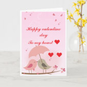 Valentijnskaart Kaart (Gele Bloem)