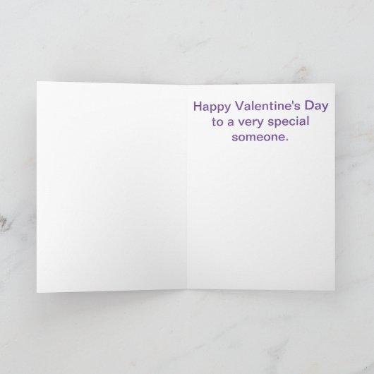 Valentijnskaart Kaart (Binnen)