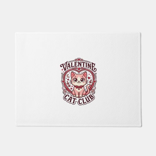 Valentijnskaart Kat Fun Cat Liefhebber Design - Va Deurmat (Voorkant)