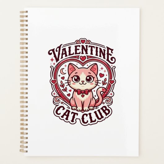 Valentijnskaart Kat Fun Cat Liefhebber Design - Va Planner (Voorkant)