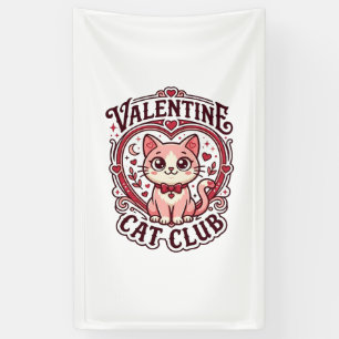 Valentijnskaart Kat Fun Cat Liefhebber Design - Va Spandoek