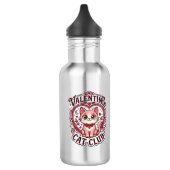 Valentijnskaart Kat Fun Cat Liefhebber Design - Va Waterfles (Links)