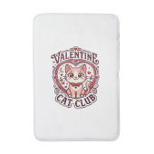 Valentijnskaart Kat Grappige Kat Liefhebber Design Badmat (Voorkant Verticaal)