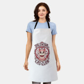 Valentijnskaart Kat Grappige Kat Liefhebber Design Schort (Gedragen)