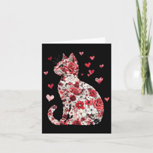 Valentijnskaart Kat Hart - Gelukkig Meowentijnsdag Kaart