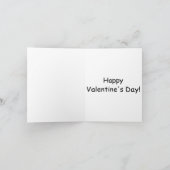 Valentijnskaart "Kolibrie verliefd" Kaart (Binnen)