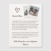 Valentijnskaart Liefdesbrief (Voorkant)