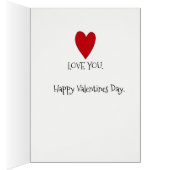 Valentijnskaart met eeuwige liefde (Binnen (Rechts))