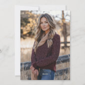 Valentijnskaart met foto van echtgenoot of vriend feestdagenkaart (Achterkant)