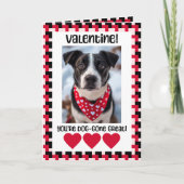 Valentijnskaart met foto van The Dog Feestdagen Kaart (Voorkant)