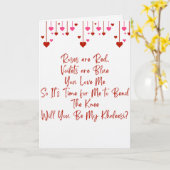 Valentijnskaart met Game of Thrones thema voor een Kaart (Gele Bloem)