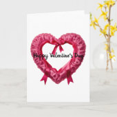 Valentijnskaart met hart kaart (Gele Bloem)