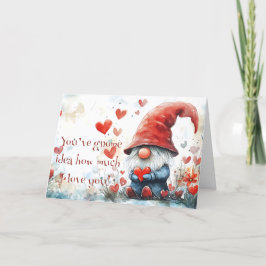 Valentijnskaart met kabouter feestdagen kaart