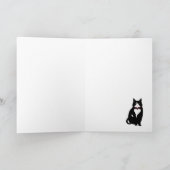 Valentijnskaart met kat kaart (Binnen)