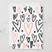 Valentijnskaart met knuffelkonijn voor altijd feestdagenkaart (Achterkant)