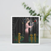 Valentijnskaart met koboldliefde kaart (Staand voorkant)