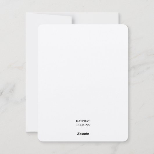 VALENTIJNSKAART MET KRUIS EN HART FEESTDAGENKAART (Achterkant)