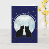 Valentijnskaart met liefde voor katten kaart (Gele Bloem)