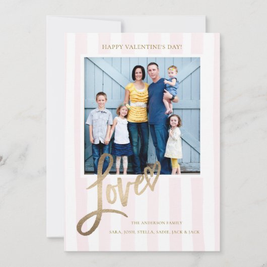 Valentijnskaart met liefdeshart kaart (Voorkant)