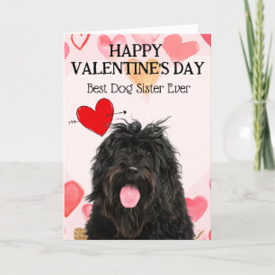Valentijnskaart met Portugese Waterdog Feestdagen Kaart