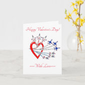 Valentijnskaart met Thunderbirds Kaart (Gele Bloem)