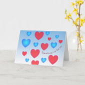 Valentijnskaart met vouw kaart (Gele Bloem)