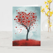 Valentijnskaart - Mijn Liefde Groeit Kaart (Gele Bloem)