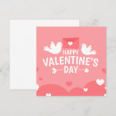 Valentijnskaart Notitiekaartje (Voorkant / Achterkant)