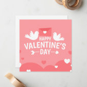 Valentijnskaart Notitiekaartje (Voorkant / Achterkant in situ)