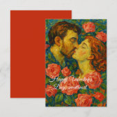 Valentijnskaart Notitiekaartje (Voorkant / Achterkant)