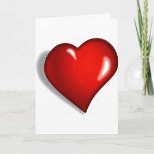 Valentijnskaart Rode Hart Feestdagen Kaart