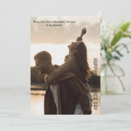 Valentijnskaart, romantische kaart, liefdeskaart feestdagenkaart