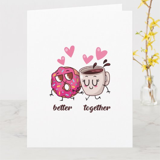 Valentijnskaart 'Samen beter' Kaart (Gele Bloem)