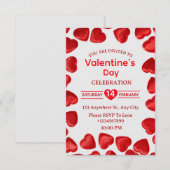 Valentijnskaart Uitnodiging (Voorkant / Achterkant)