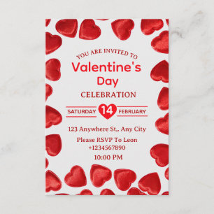 Valentijnskaart Uitnodiging