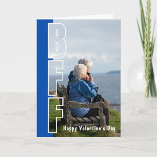 Valentijnskaart voor beste vrienden voor altijd kaart