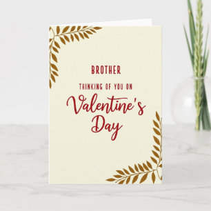 Valentijnskaart voor broer kaart