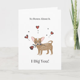 Valentijnskaart voor Chihuahua Kaart