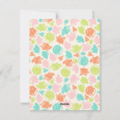 Valentijnskaart voor dinosaurusklasfeest feestdagenkaart (Achterkant)