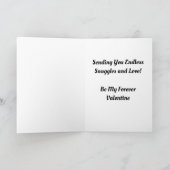 Valentijnskaart voor hamsters kaart (Binnen)