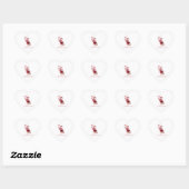 Valentijnskaart voor Hem & Haar | Romantisch Hart Sticker (Vel)