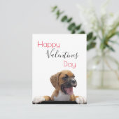 Valentijnskaart voor honden feestdagenkaart (Staand voorkant)