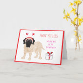 Valentijnskaart voor honden kaart (Gele Bloem)