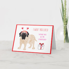Valentijnskaart voor honden kaart