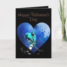 Valentijnskaart voor ijshockey