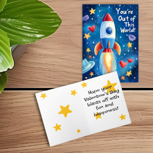 Valentijnskaart voor in de klas met lancering van  bedankkaart