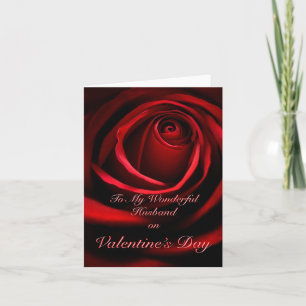Valentijnskaart voor je echtgenoot feestdagen kaart