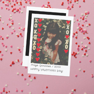 Valentijnskaart voor kinderen met instant foto   G Bedankkaart