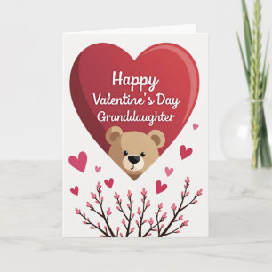 Valentijnskaart voor kleindochter kaart