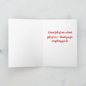 Valentijnskaart voor medische professionals kaart (Binnen)